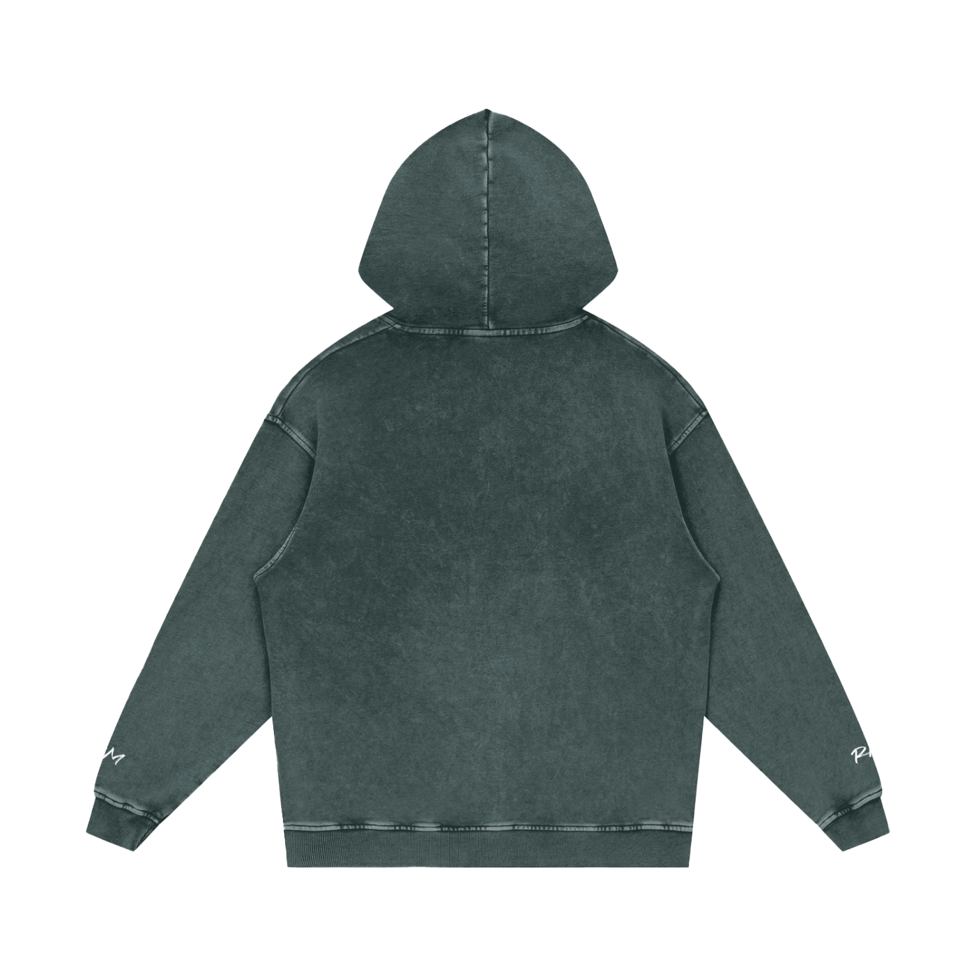 Snow Washed Loose Cotton Hoodie